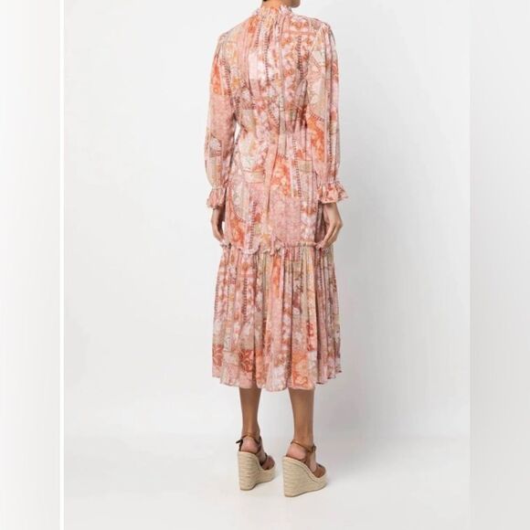 Zimmermann Kaleidoscope Tubular Midi-Dress size 0/us size 4 - Picture 3 of 14